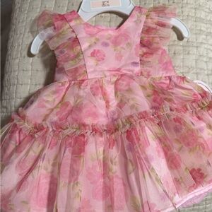 Floral Pink Baby Dress